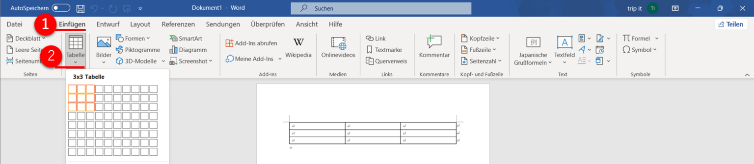 Optimale Wege, um eine A4-Seite in Microsoft Word zu vierteln